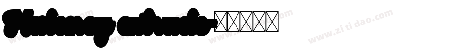 Maloney extrude字体转换